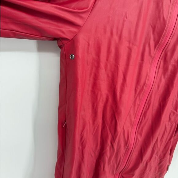 Rains Base Jacket Unisex‎ Red Full Zip Hooded Long Sleeve Waterproof XS/S - Picture 5 of 13